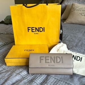 Authentic- Like New Fendi Wallet